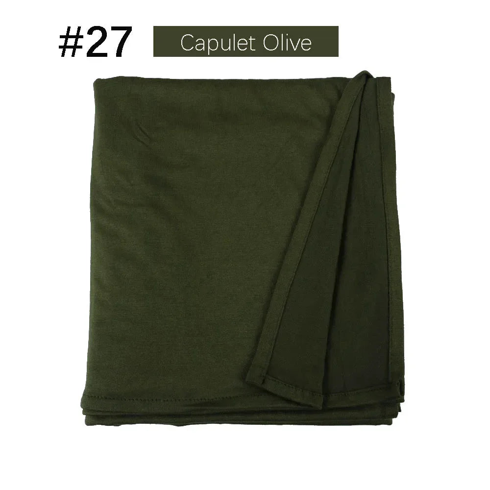 CowLost | muslim-women-stretchy-jersey-hijab-plain-cotton |65
