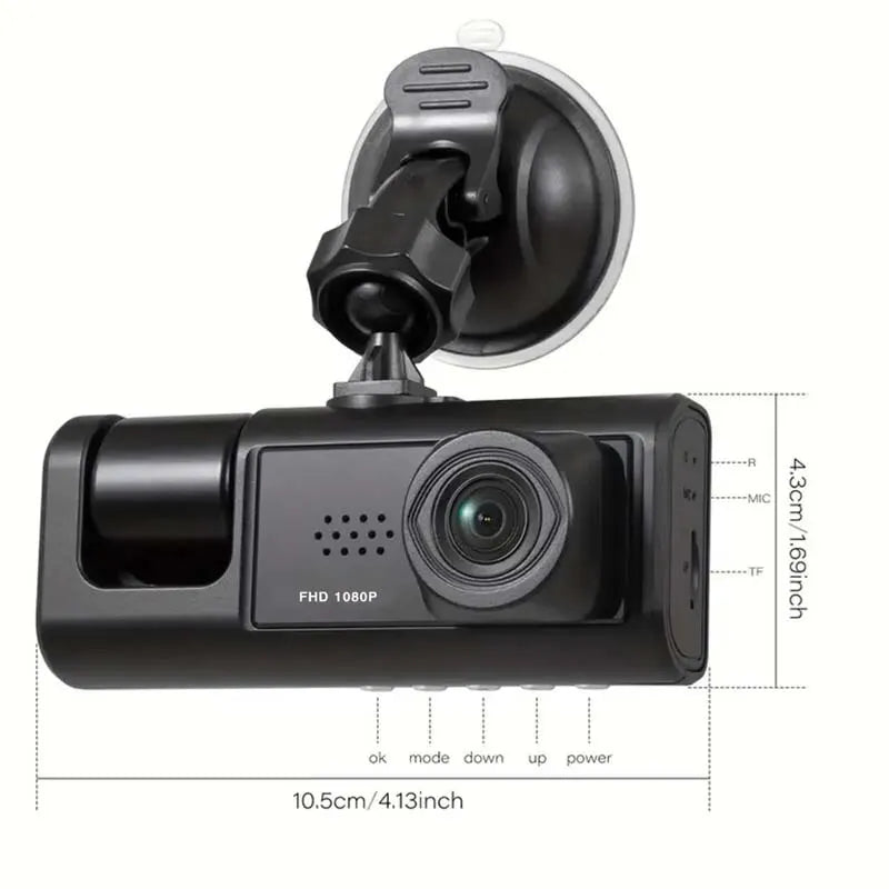 CowLost | product_id-1080p-dual-camera-car-dash-cam-with-ir-night-vision-loop-recording-front-interior-view |2