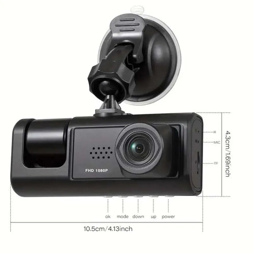 CowLost | product_id-1080p-dual-camera-car-dash-cam-with-ir-night-vision-loop-recording-front-interior-view |2