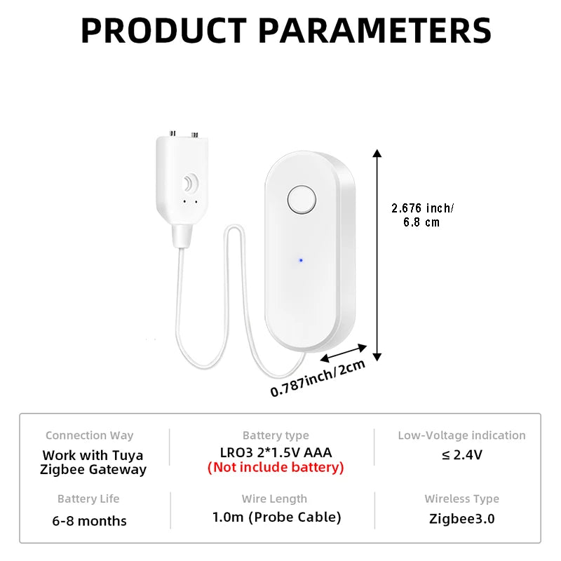 CowLost | tuya-zigbee-water-leak-detector-flood-sensor-water-tank |5
