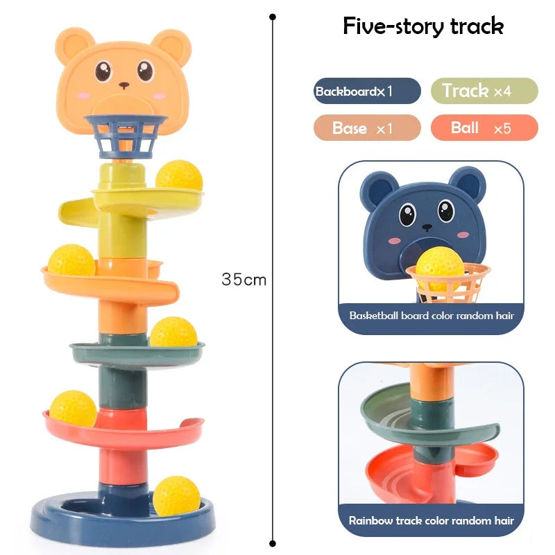 CowLost | product_id-2-7-layers-rolling-ball-track-educational-stacking-toy-for-kids-gift |19