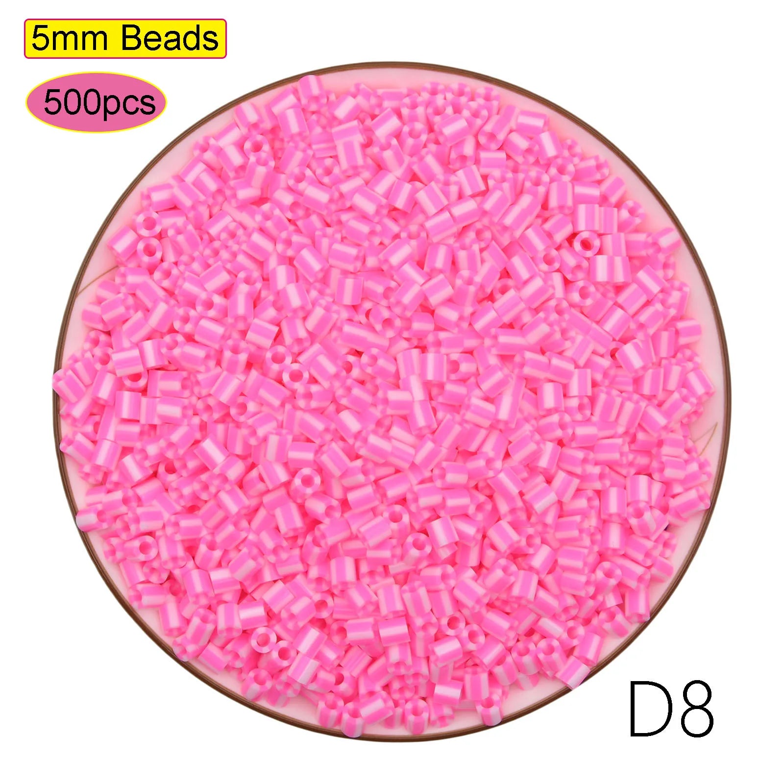 500Pcs 5mm Hama Perler Beads DIY Educational Craft Toys for Kids