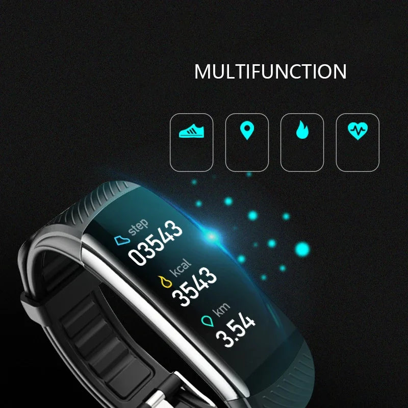 CowLost | 3d-printer-accessories-c6t-smart-fitness-bracelet-with-body-temperature-monitor-for-ios-android |2