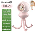 CowLost | portable-fan-clip-baby-stroller-usb-rechargeable-3600mah-with-light-stand-handheld |16