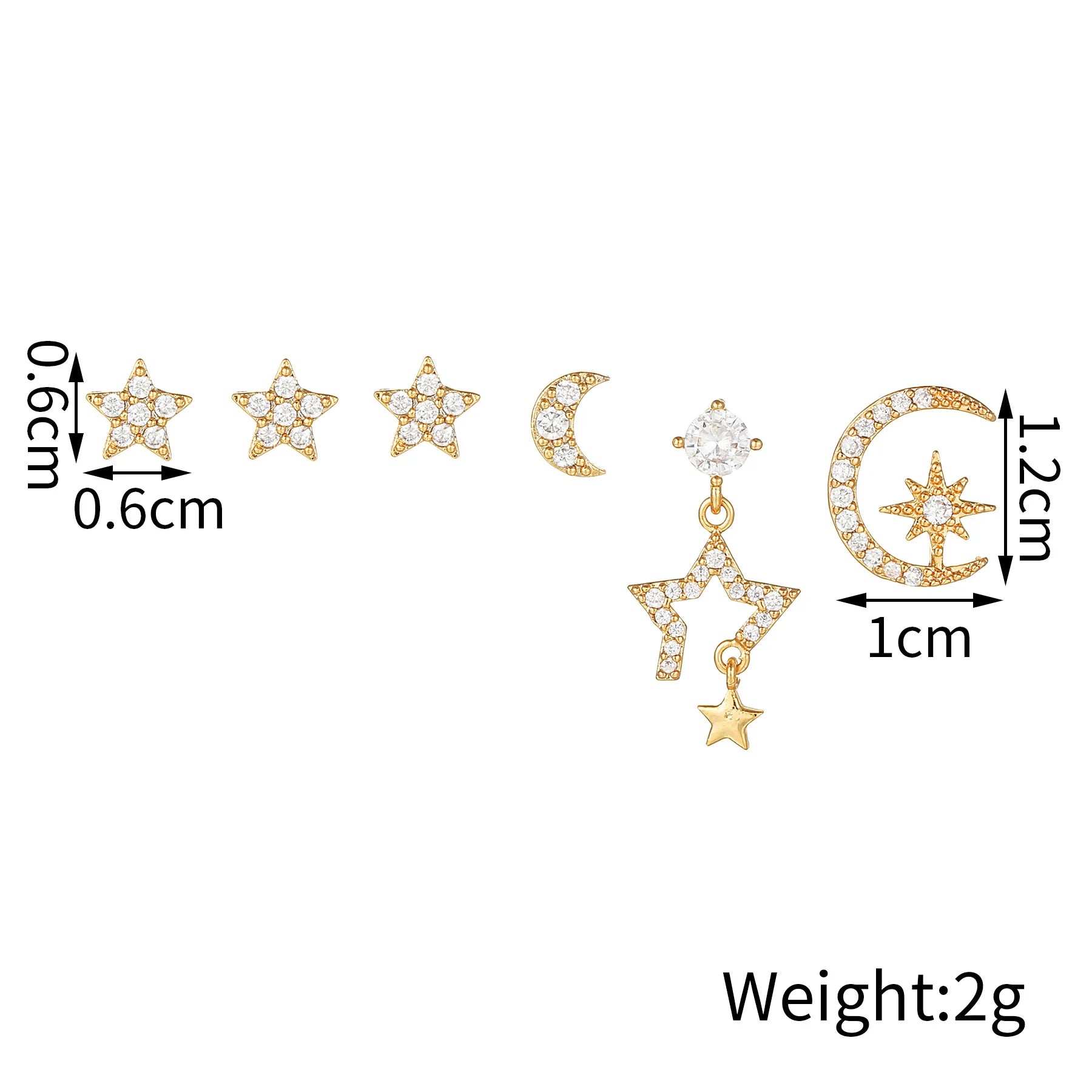 CowLost | business-card-cases-stainless-steel-cubic-zirconia-chain-hoop-earrings-for-women |19