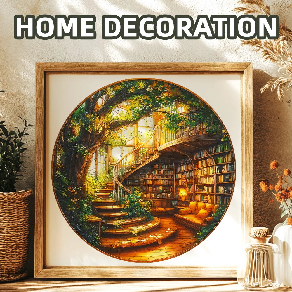 CowLost | product_id-fantasy-tree-series-wooden-library-puzzle-adult-gift-home-decor-decor |6
