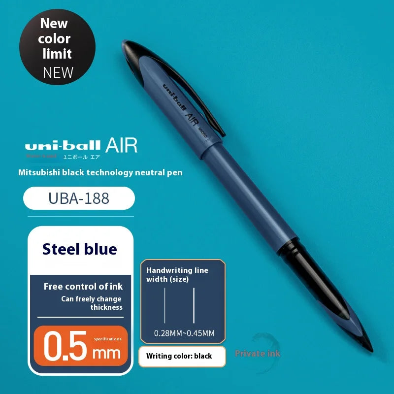 CowLost | product_id-uni-ball-air-uba-188-black-gold-series-gel-pen-quick-dry-high-end-office-pen |19