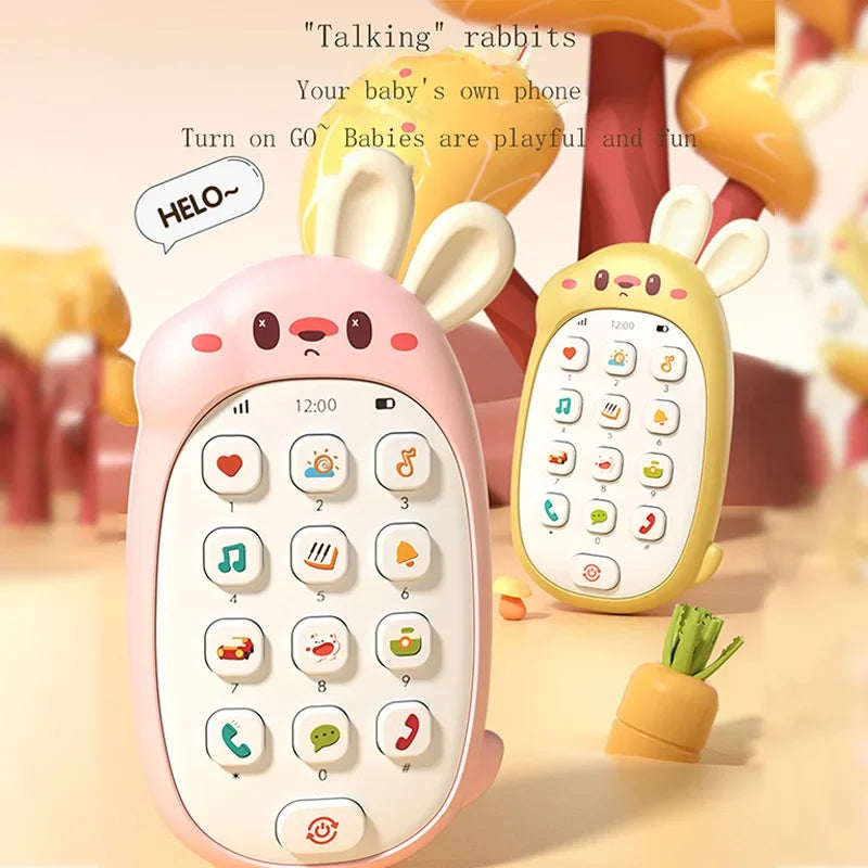 CowLost | product_id-baby-chewing-toy-phone-non-toxic-odorless-music-rabbit-toy-no-battery |2