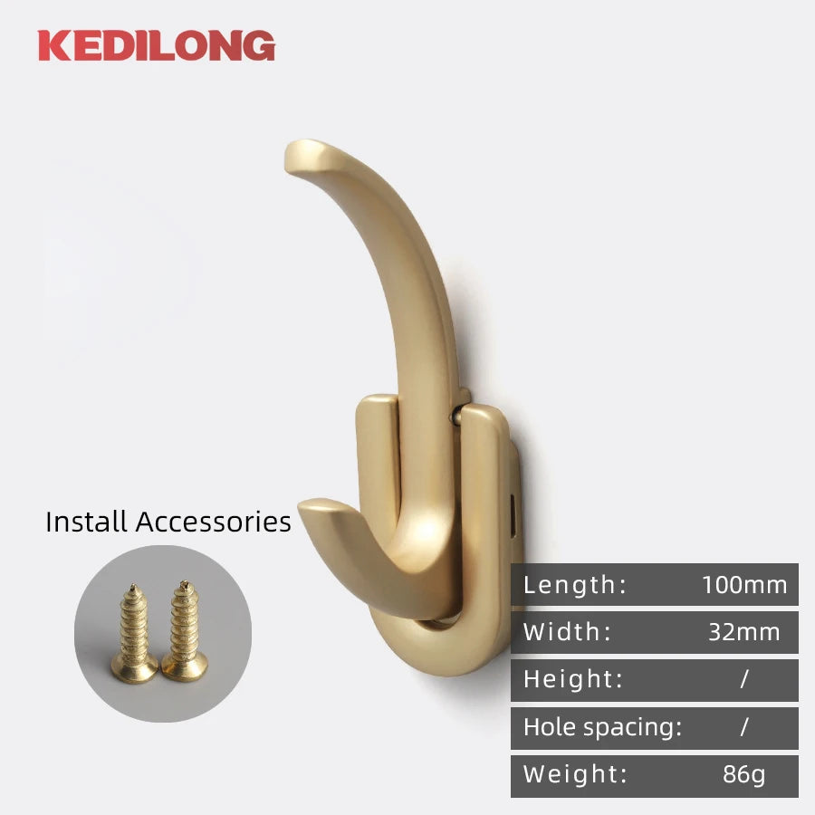 CowLost | modern-minimalist-zinc-alloy-black-clothes-hook-furniture |42