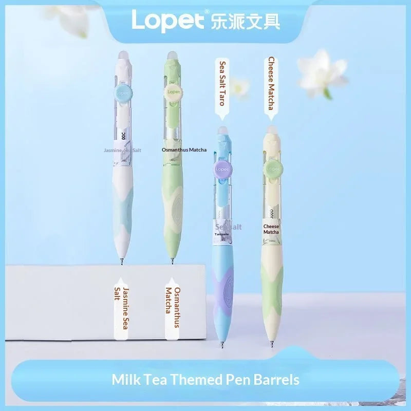 CowLost | product_id-4pcs-lopet-0-5mm-thermo-erasable-gel-pens-black-blue-ink-retractable-for-school-office |1
