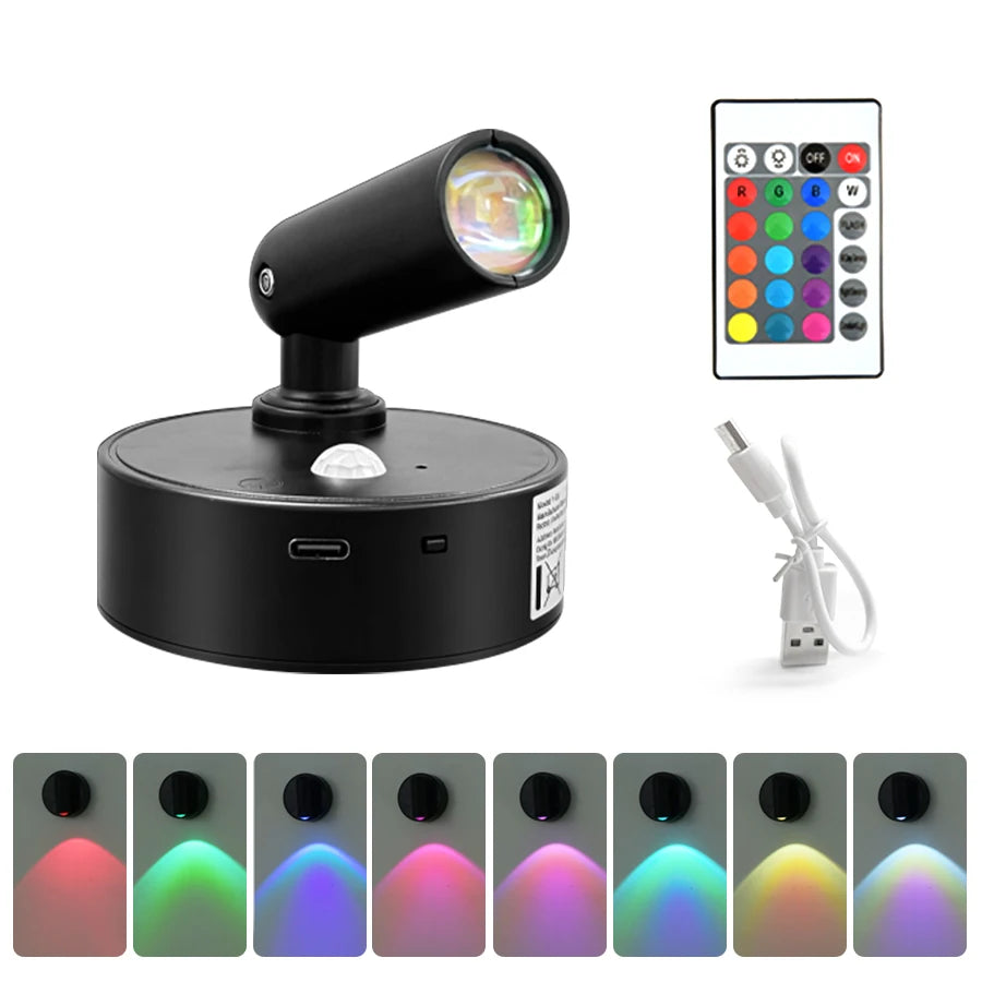 CowLost | product_id-magnetic-rotatable-touch-dimmable-rgb-3-color-led-spotlight-with-remote-usb-rechargeable-motion-sensor-wall-light |25