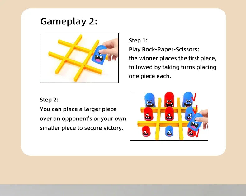 CowLost | product_id-knyysecq-tic-tac-toe-double-chess-intelligence-game-toy-for-kids-3-6y |12