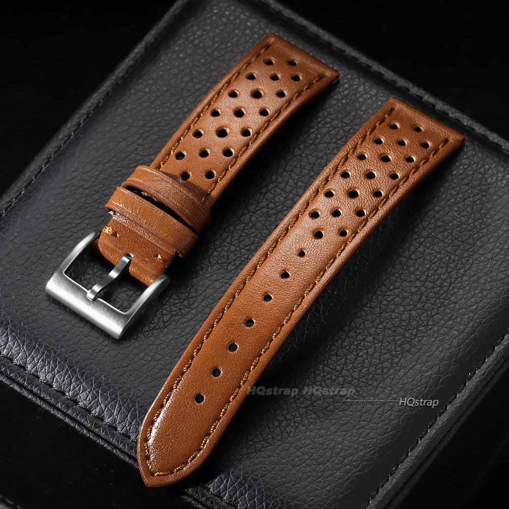CowLost | product_id-breathable-soft-cowhide-leather-watch-strap-18-22mm-retro-wristband-for-seiko-unisex |3