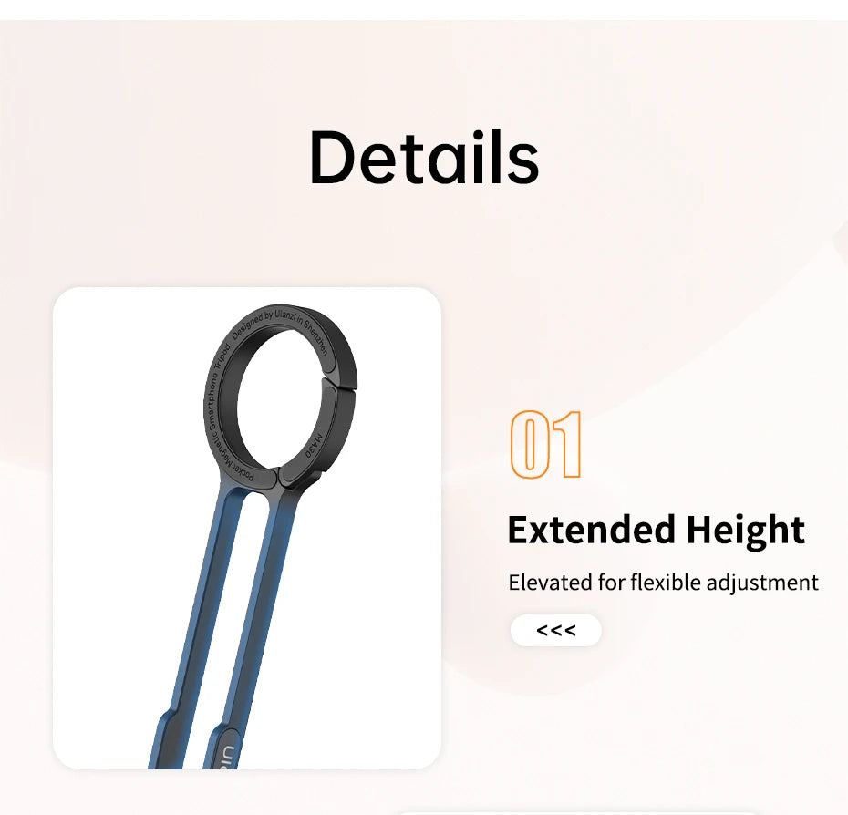 CowLost | ulanzi-ma30-carabiner-mounted-phone-tripod-for-iphone-15-14-13-12-pro-pro-max-dual-sided-magnet |17
