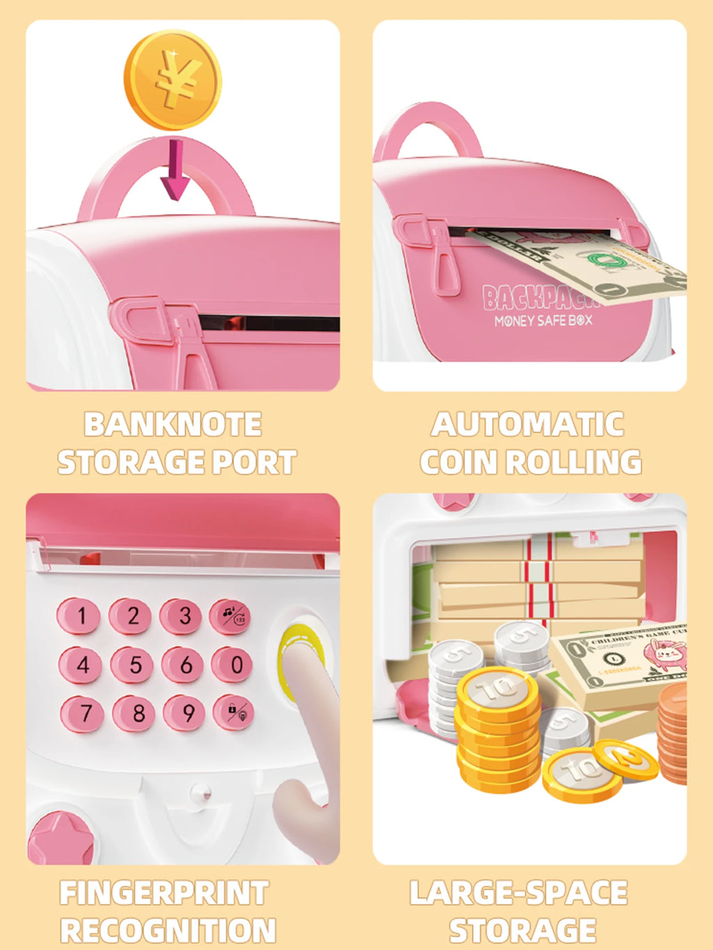 CowLost | product_id-automatic-induction-piggy-bank-backpack-atm-with-fingerprint-password-lock-for-kids-gifts |10