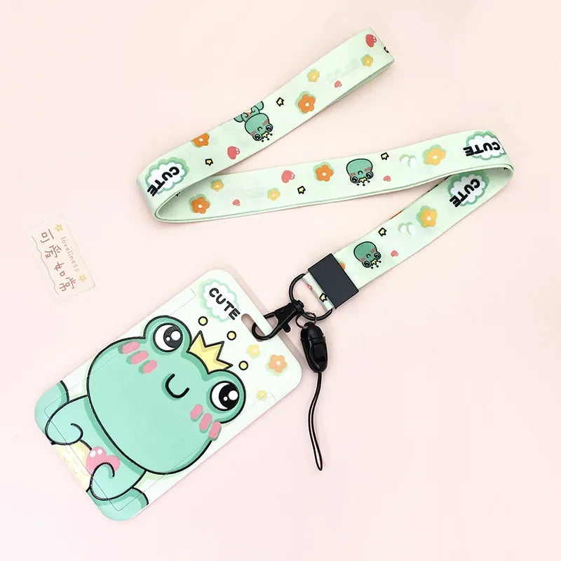 CowLost | uncategorized-student-card-cover-set-with-lanyard-and-badge-holder-cute-design |10
