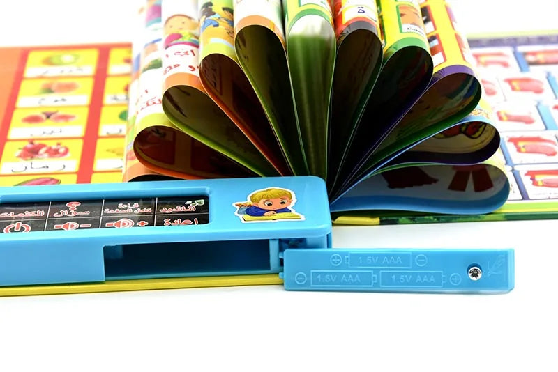 Arabic Electronic Talking Mini Book for Muslim Children with 180 Keys Educational Toy E-Book
