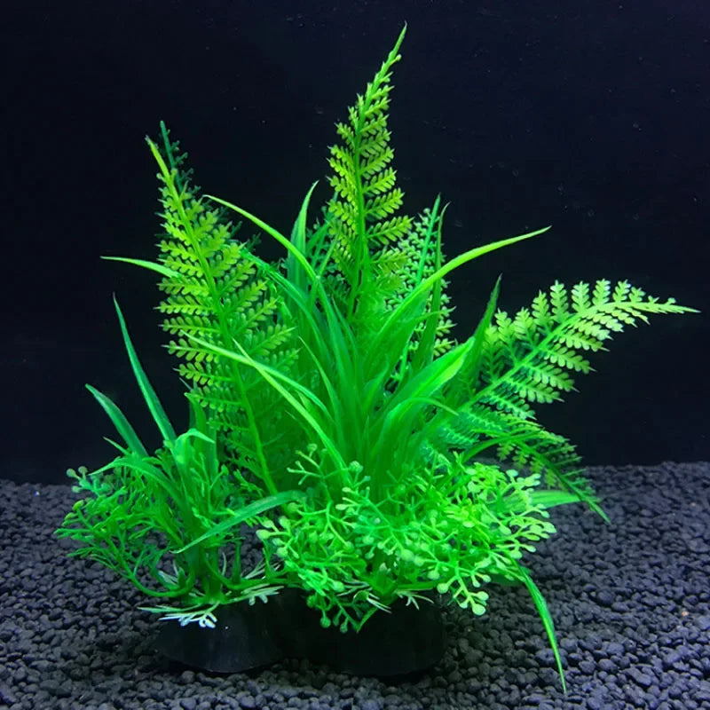 12 Kinds Artificial Aquarium Decor Plants