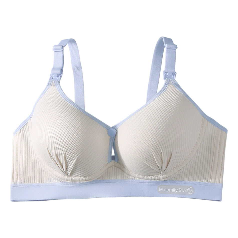 CowLost | product_id-wood-pencil-maternity-nursing-bra-front-open-wire-free-soft-comfort-bralette |17