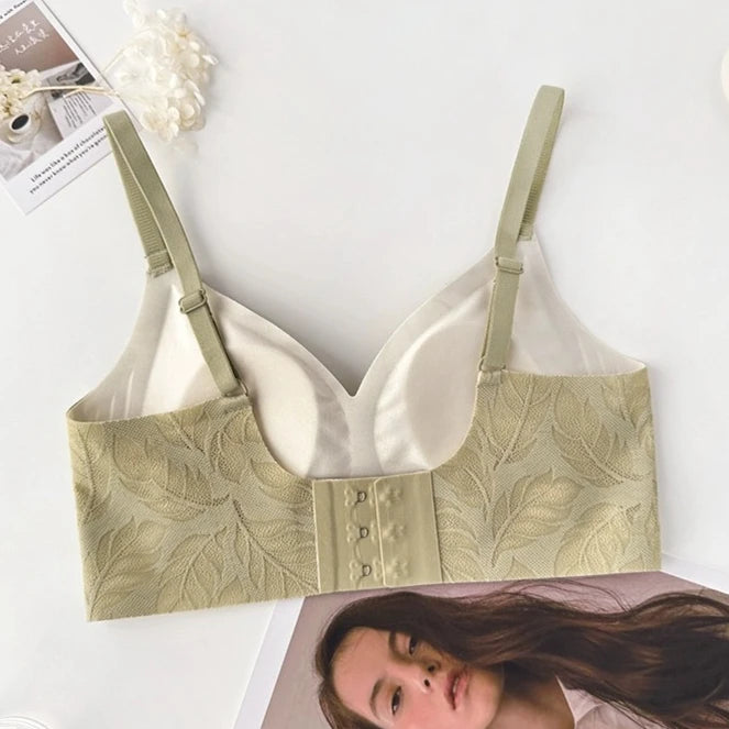 CowLost | product_id-ultra-thin-seamless-wire-free-lace-bra-for-large-breasts-soft-breathable-support |10