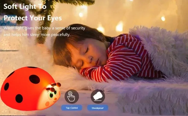 CowLost | product_id-kfvc-rechargeable-silicone-ladybug-touch-control-night-light-for-nursery-baby-child |12