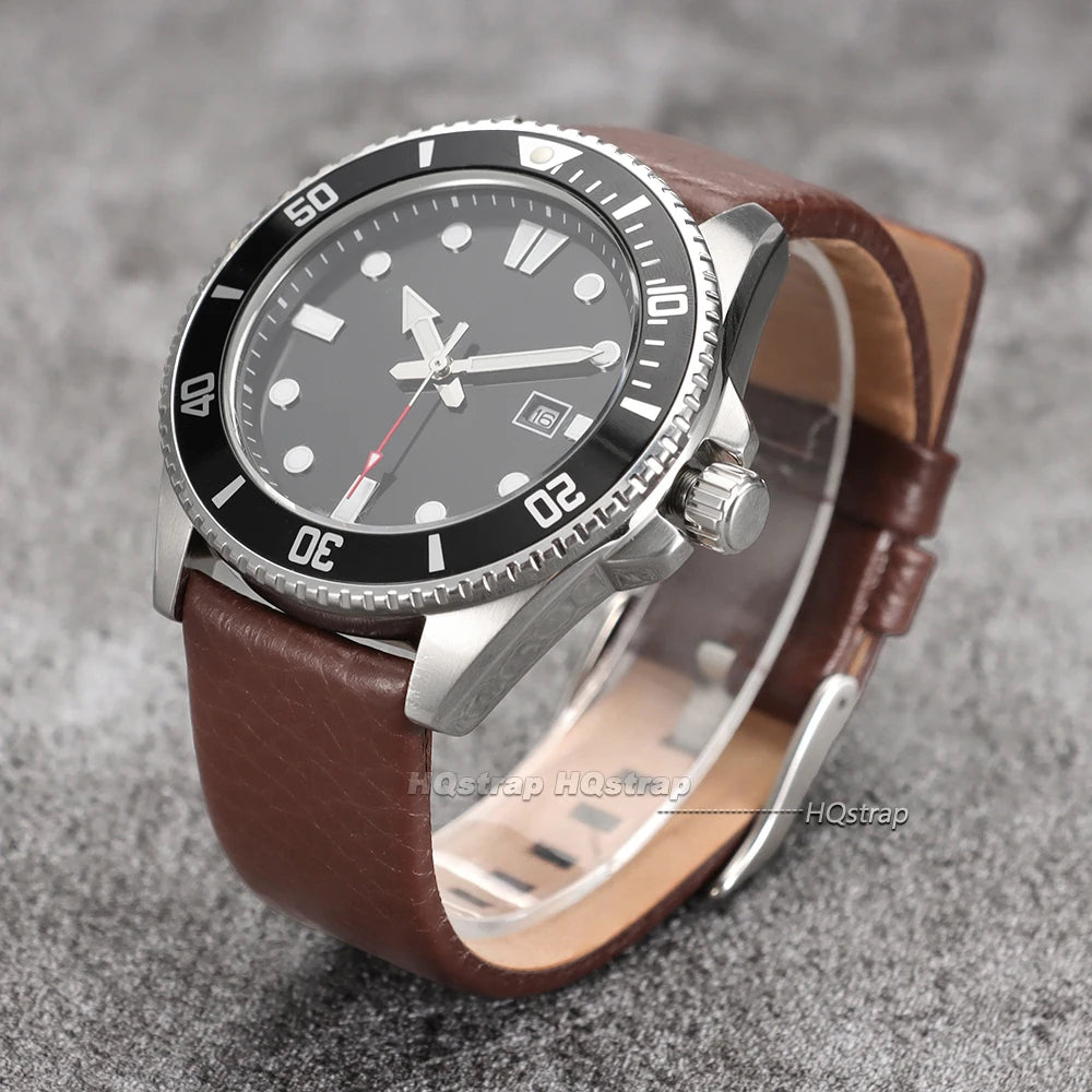 CowLost | product_id-hqstrap-cow-leather-watch-strap-for-diesel-18-32mm-black-brown-universal-band |4