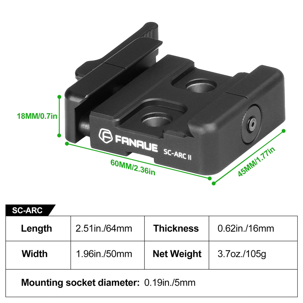 CowLost | product_id-fanaue-quick-release-clamp-for-arca-swiss-rrs-to-picatinny-rail-bipods-and-tripods |4