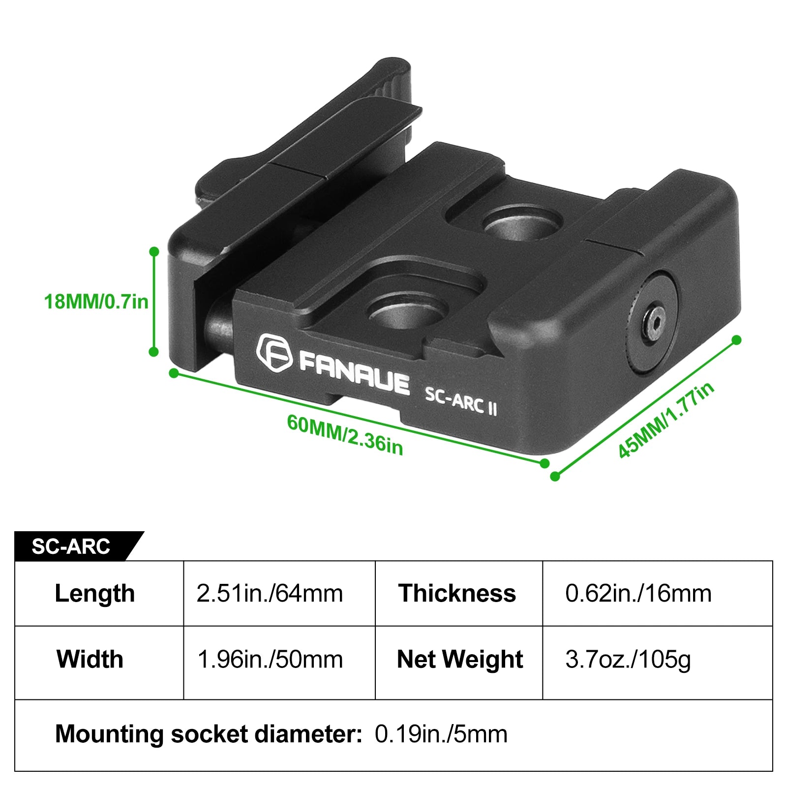 CowLost | product_id-fanaue-quick-release-clamp-for-arca-swiss-rrs-to-picatinny-rail-bipods-and-tripods |4