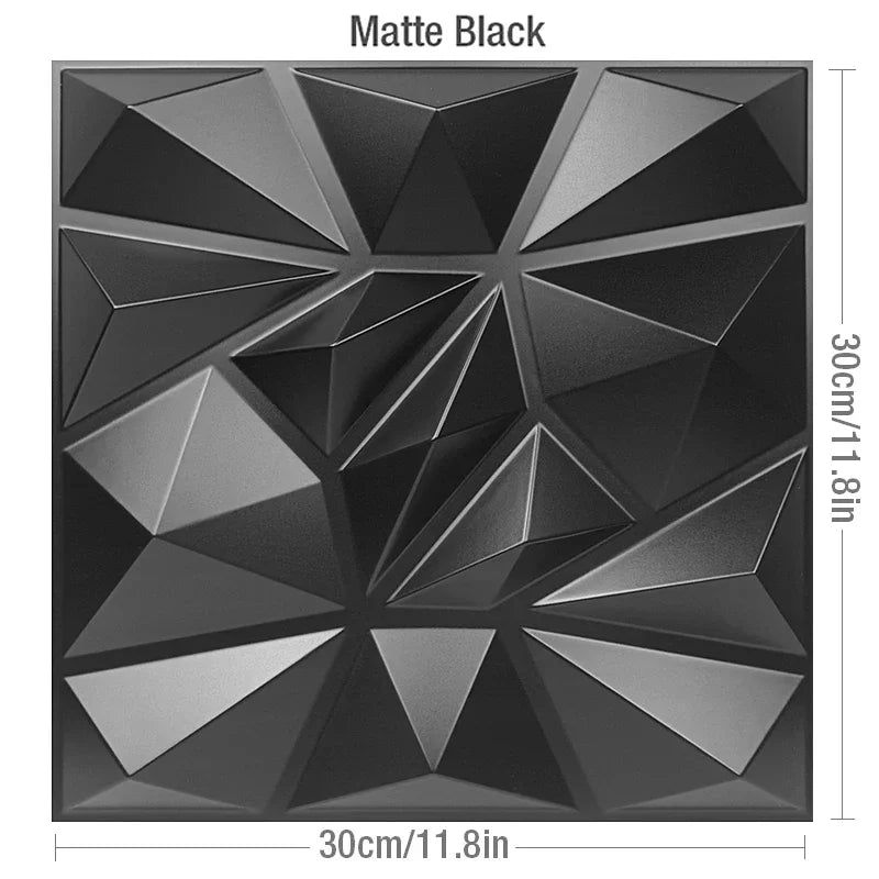 1 Pcs Super 3D Art Champagne Gold Wood grainWall Panel