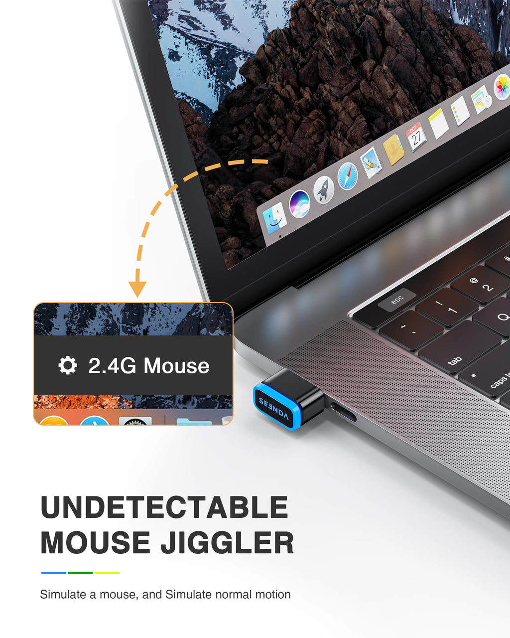 CowLost | product_id-seenda-usb-mouse-jiggler-silent-mechanical-shaker-on-off-pc-awake-simulator |2