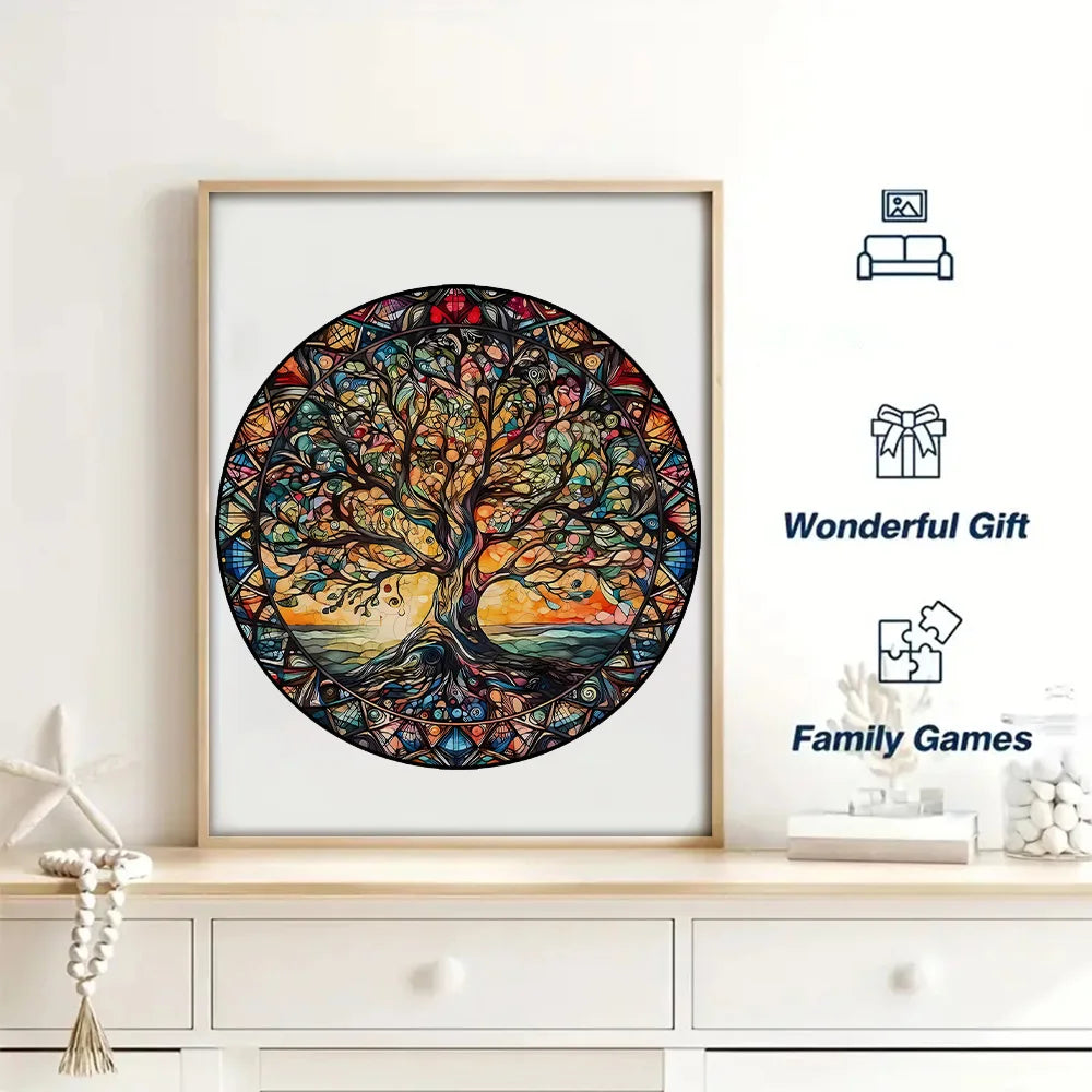 CowLost | product_id-tree-of-life-wooden-3d-animal-puzzle-for-adults-teens-brain-teaser-gift |5