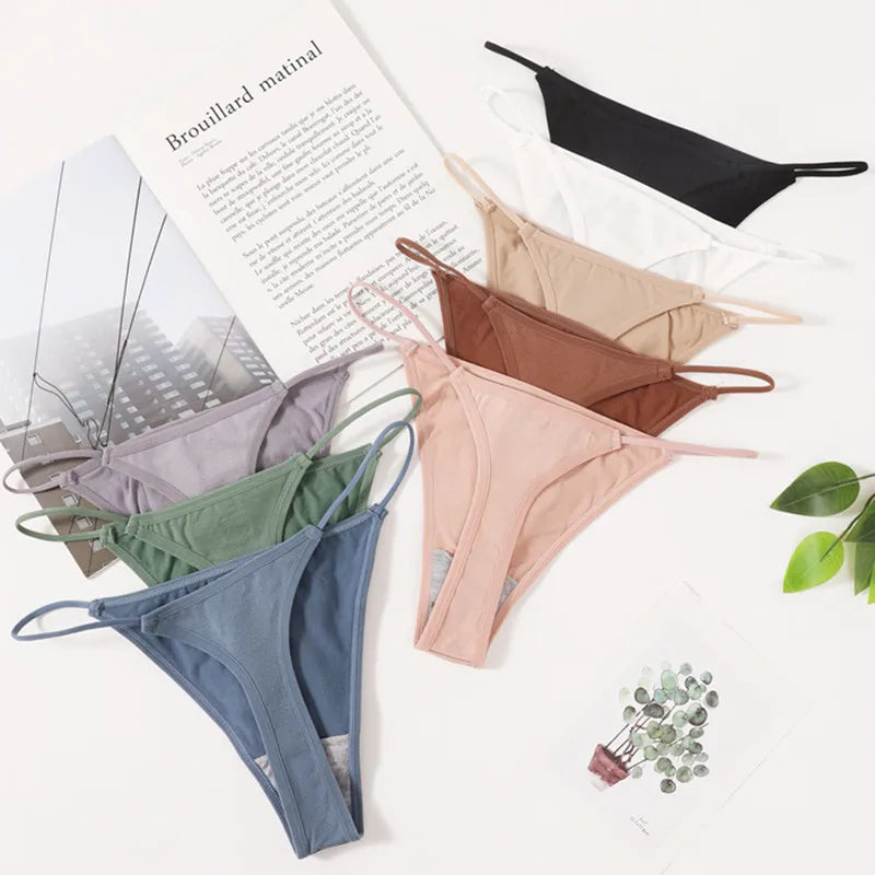 CowLost | product_id-3pcs-women-low-rise-seamless-g-string-thong-panty-set |7
