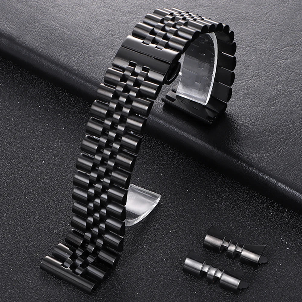 CowLost | vinyl-product_id-stainless-steel-rolex-watchband-12-22mm-flat-curved-end-with-butterfly-clasp |12