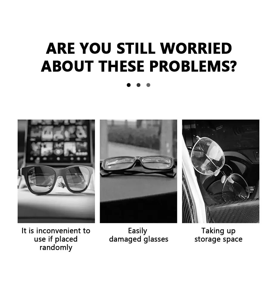 CowLost | product_id-car-sun-visor-sunglasses-holder-organizer-suede-leather-case |9