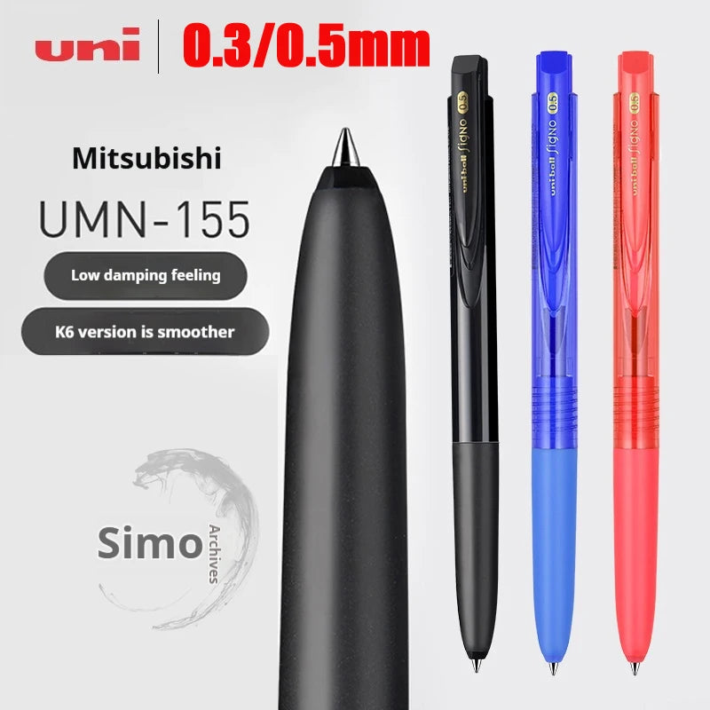 CowLost | product_id-mitsubishi-uni-signo-umn155-gel-pen-0-38-0-5mm-black-red-blue-quick-dry-smooth-low-friction |1