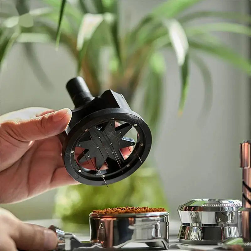 CowLost | product_id-adjustable-rotatable-espresso-hand-tamper-coffee-stirring-tool-51-54-58mm-black |1
