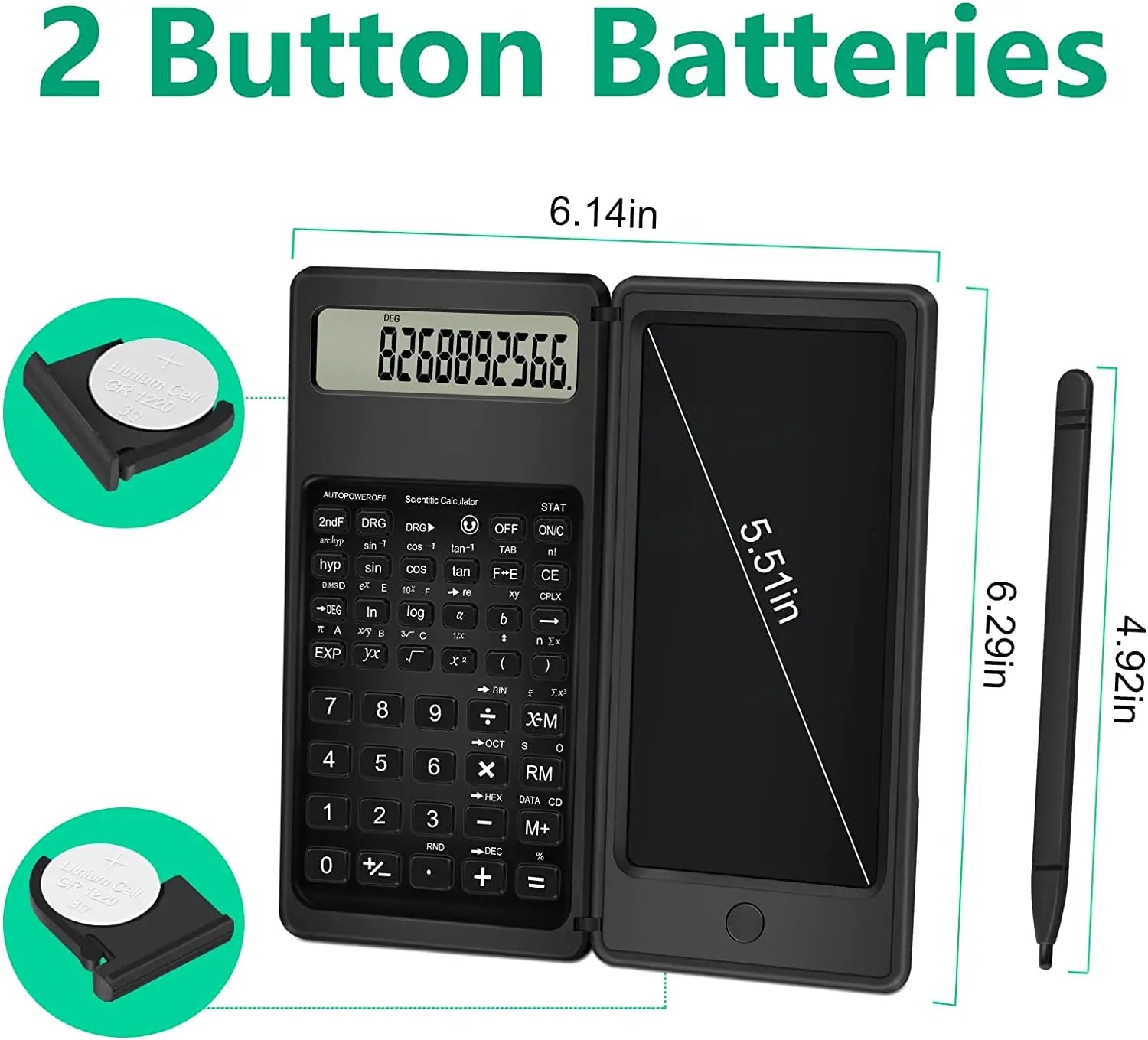 CowLost | product_id-foldable-mini-scientific-solar-calculator-with-lcd-handwriting-pad-for-school-and-office |22