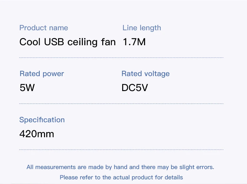 CowLost | product_id-silent-6-blade-usb-ceiling-canopy-fan-with-remote-control-4-speed-hanging-fan-for-camping-bed-dormitory-tent |8