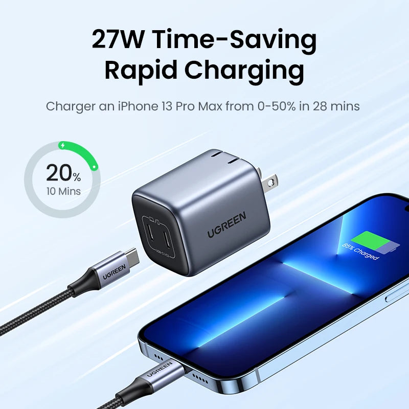 CowLost | ugreen-gan-45w-usb-charger-pd-qc-3-0-fast-charger |2