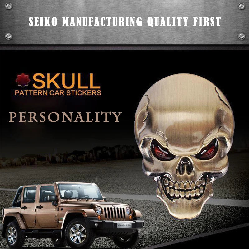 CowLost | product_id-3d-metal-skull-car-decorative-sticker |2