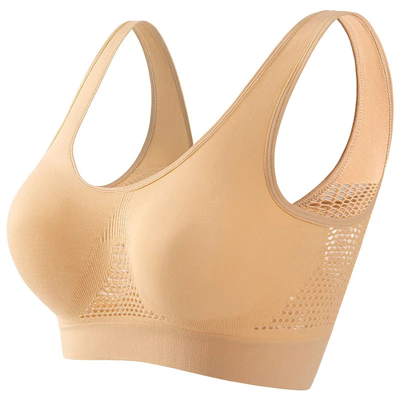 CowLost | product_id-seamless-wireless-push-up-sports-bra-for-women-s-5xl-breathable-stretchy-bralette |9