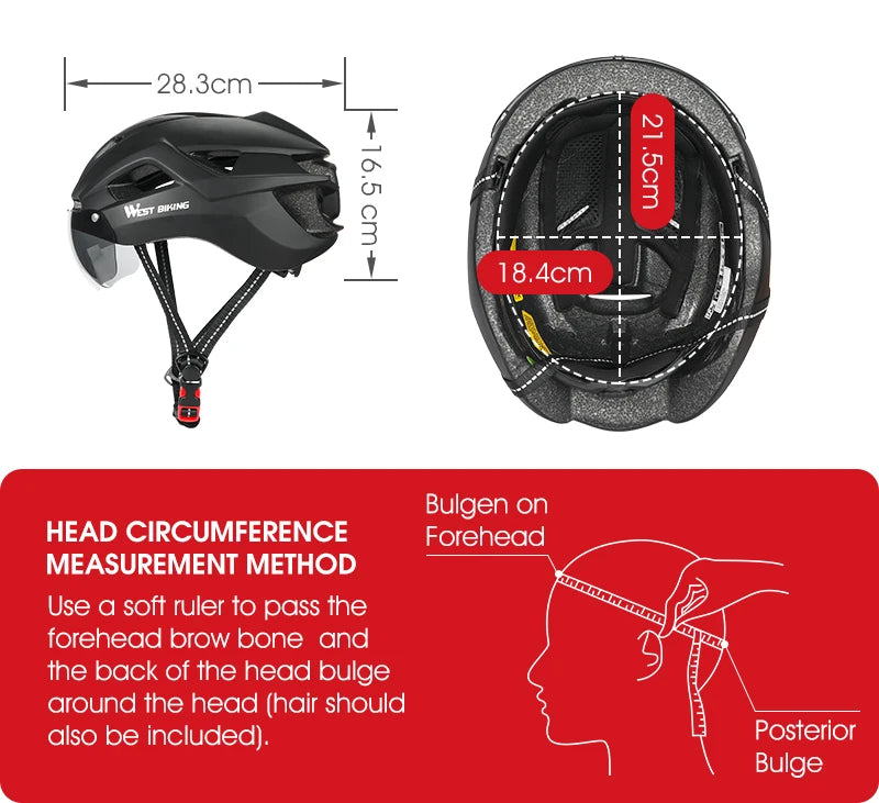 CowLost | west-biking-integrated-ultralight-bike-helmet-with-taillight-goggle-men-women-cycling-safety-hat-mtb-road-bike-motorcycle-helmet |24