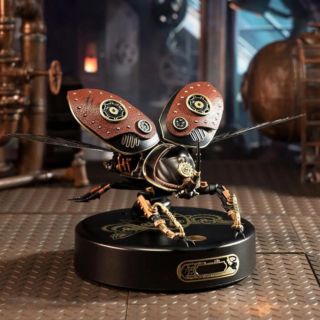 CowLost | fencing-barriers-robotime-rokr-rhinoceros-beetle-mechanical-3d-puzzle-model-kit |2
