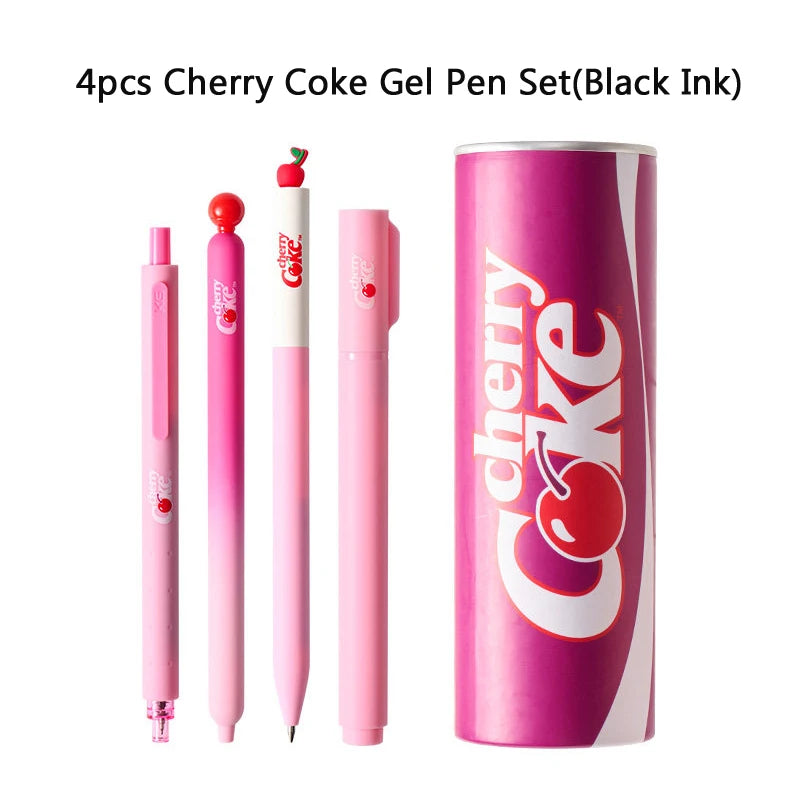 CowLost | product_id-kaco-cherry-coke-collab-gel-pens-sakura-limited-edition-soda-can-design-quick-dry-3pcs-1-marker-set |27