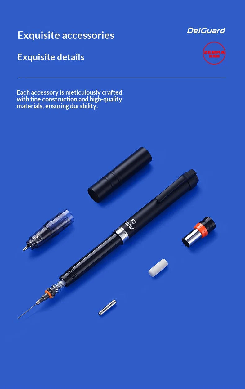 CowLost | product_id-zebra-delguard-ma86-0-5mm-mechanical-pencil-with-metal-grip-and-break-resistant-lead |16