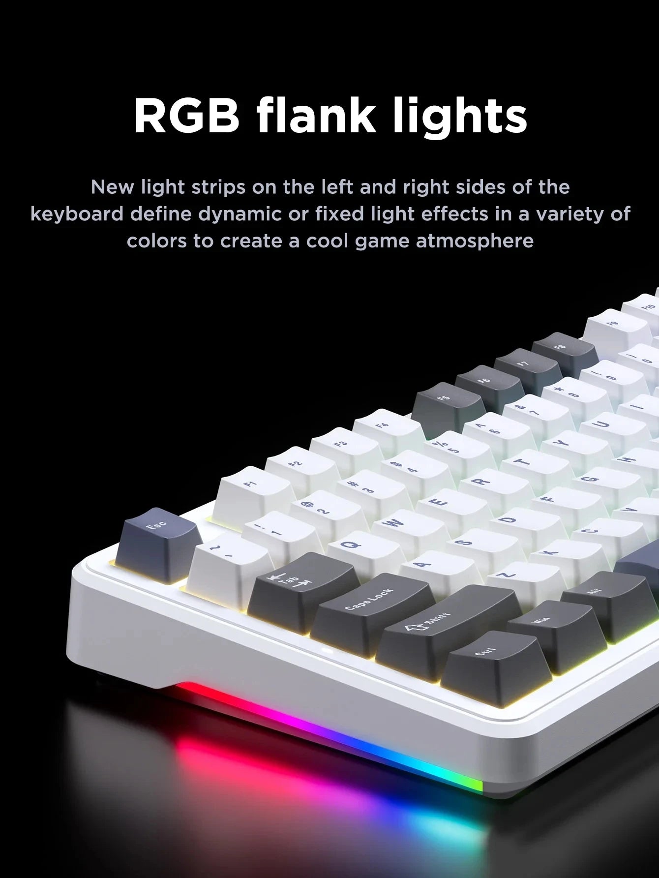 CowLost | aula-f87-pro-mechanical-keyboard-wired-2-4g-wireless-bluetooth-tri-mode-87key-8000mah |16