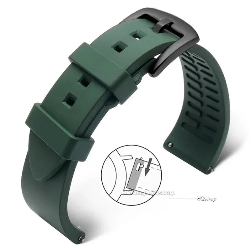 CowLost | product_id-quick-release-silicone-sports-watch-strap-18-24mm-black-green-orange-blue |14