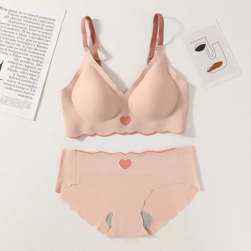 CowLost | product_id-women-push-up-wirefree-bra-and-low-waist-panties-set-comfortable-lingerie |10