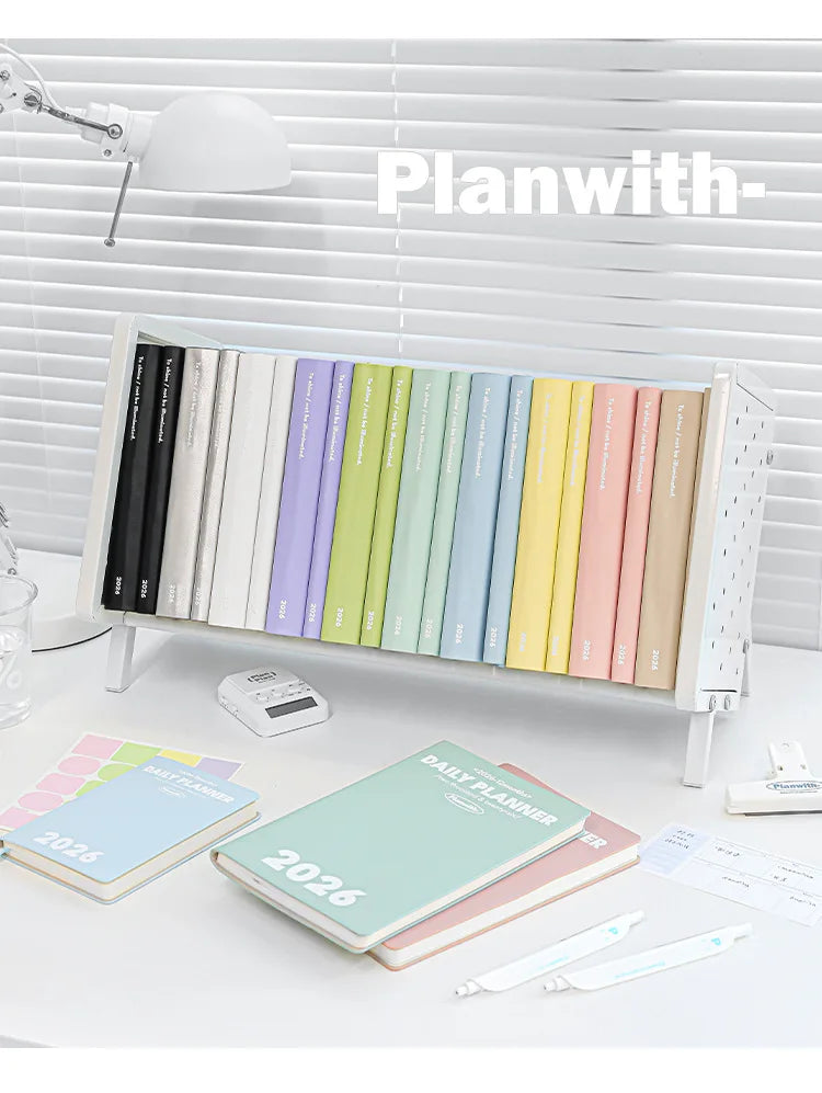 CowLost | product_id-planwith-2026-a5-planner-daily-weekly-monthly-agenda-notebook-with-multi-color-hard-cover |35