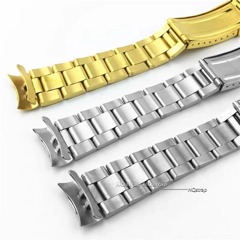 CowLost | bracelets-product_id-20mm-stainless-steel-watch-strap-for-rolex-submariner-daytona-with-diving-buckle-silver-gold |13